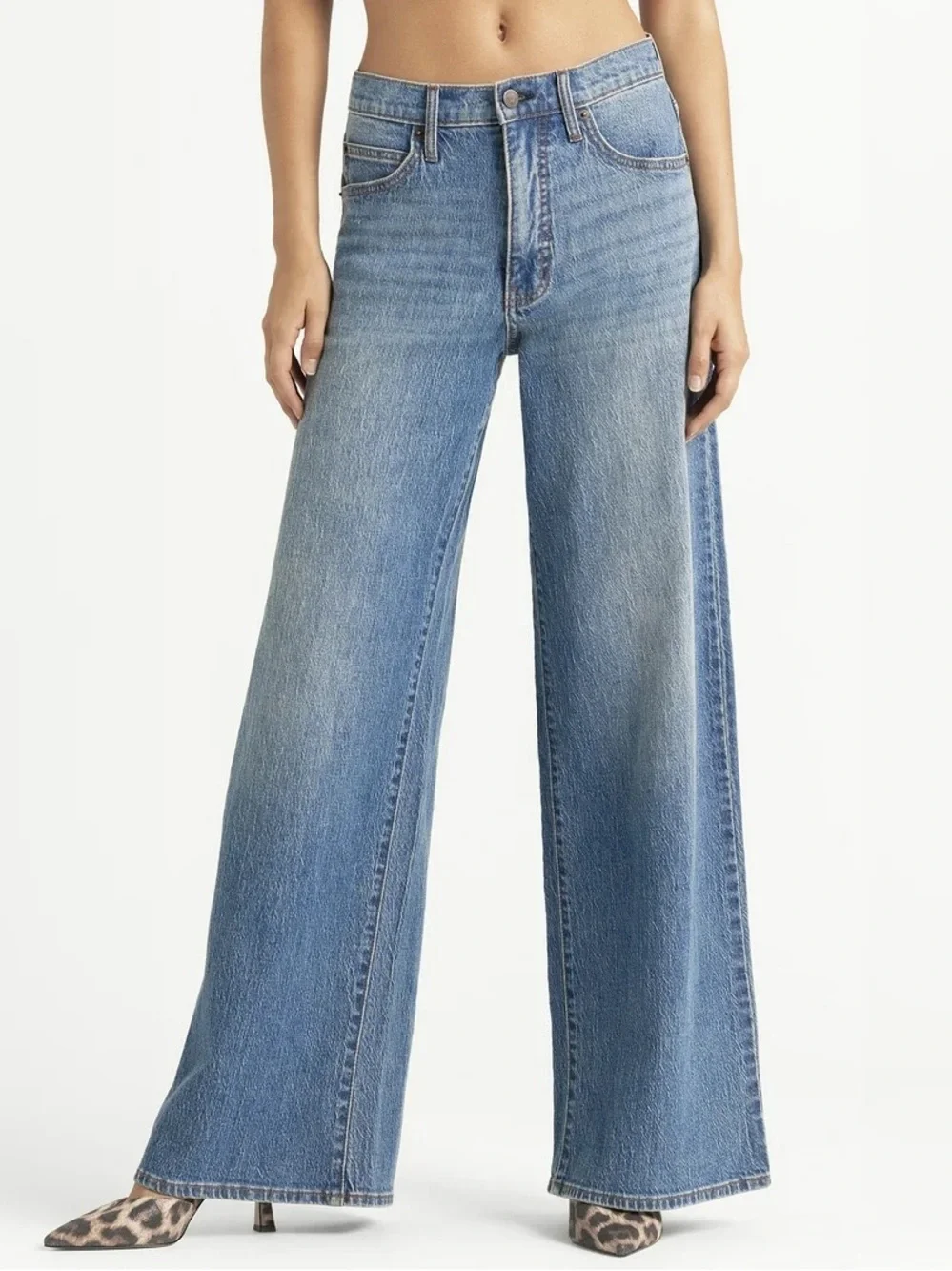 Jessica Simpson Freesia Wide Leg Jeans, size 10 - Picture 2 of 5